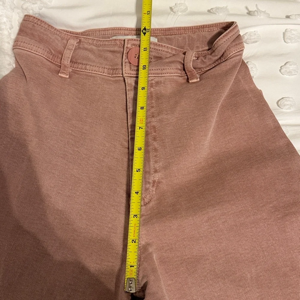 Zara Women's Dusty Rose Flare Jeans - Picture 4 of 4